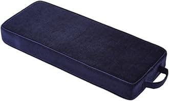 Religious Gifts Microfiber and High Density Foam Personal Prayer Kneeler Pad, Navy Blue, 18 3/4 Inch