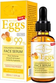 AICHUN BEAUTYSerum 99% Vitamin E Collagen Face Lifting Smoothing Oil Control Acne Perfecting Primer 4 Type (#03 EGGS)