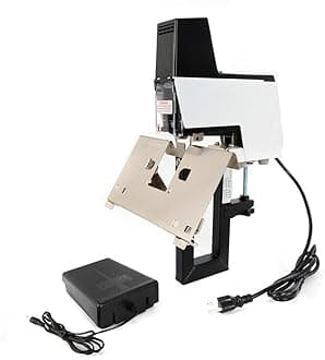 Electric Auto Stapler Book Binding Machine Flat Saddle Stapler+Foot Pedal 2-50 Sheet 110V