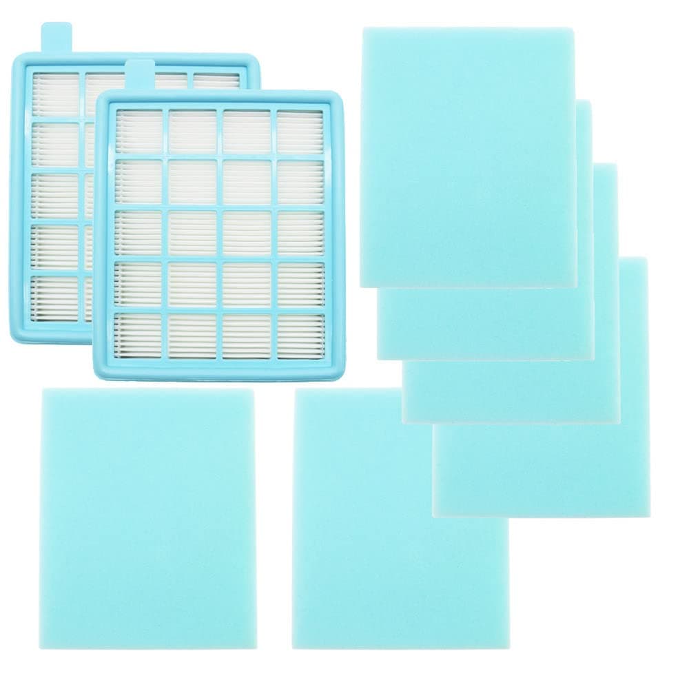 FFYan 8 Pack Filter Mesh HEPA Filter Replacement for Philips Vacuum Cleaner FC8630 FC8631 FC8632 FC8633 FC8634 FC8635 FC8645