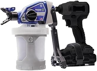Graco 26D360 TrueCoat 360 Drill‑Powered Paint Sprayer | Sprays Paint & Stain with No Thinning| Use Your Own Drill | Includes FlexLiner Bags, Spray Tips, Funnel & Strainer | Ideal for DIY Projects