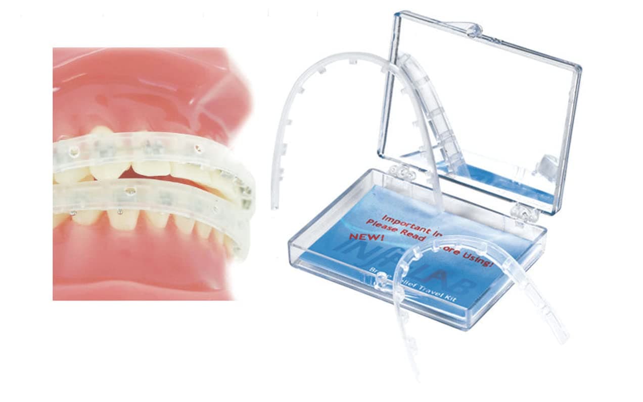 Orthodontic Braces Lip Guard Protector Shield (1 Set - Upper - Lower Teeth) with Instructions by AdentalZ