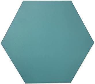 Avant Decor | Peel and Stick Kitchen Backsplash Tiles | Stone Composite Hexagon Solid Color | Stick On Wall Tiles | Easy DIY Installation | 6” x 6.9” | Box of 30 Tiles