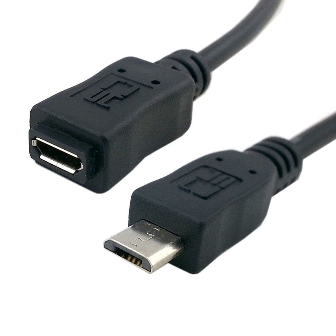 CY 5ft Full Pin Connected Micro USB 2.0 Type 5Pin Male to Female Cable for Tablet & Phone & MHL & OTG Extension