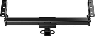 Trailer Hitch, 2 inch Towing Hitch Receiver with Class 3 Hitch Cover Compatible with Jeep Cherokee 1984-2001