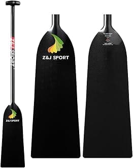 Dragon Boat Paddle Carbon Fiber, IDBF Approved Paddle with T Handle for Dragon Boat Paddler, Full Carbon Dragon Boat Paddles for Dragon Boat Team