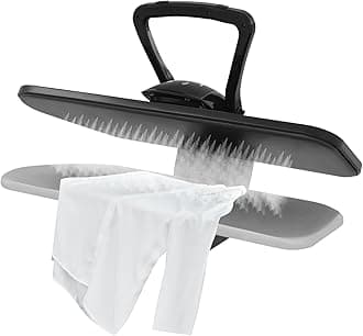 36" Large Steam Iron Press with LED Touch Screen, Professional Iron Press Machine Steam Press with 5 Fabric Settings & Steam Burst Function for Home Business (Black)