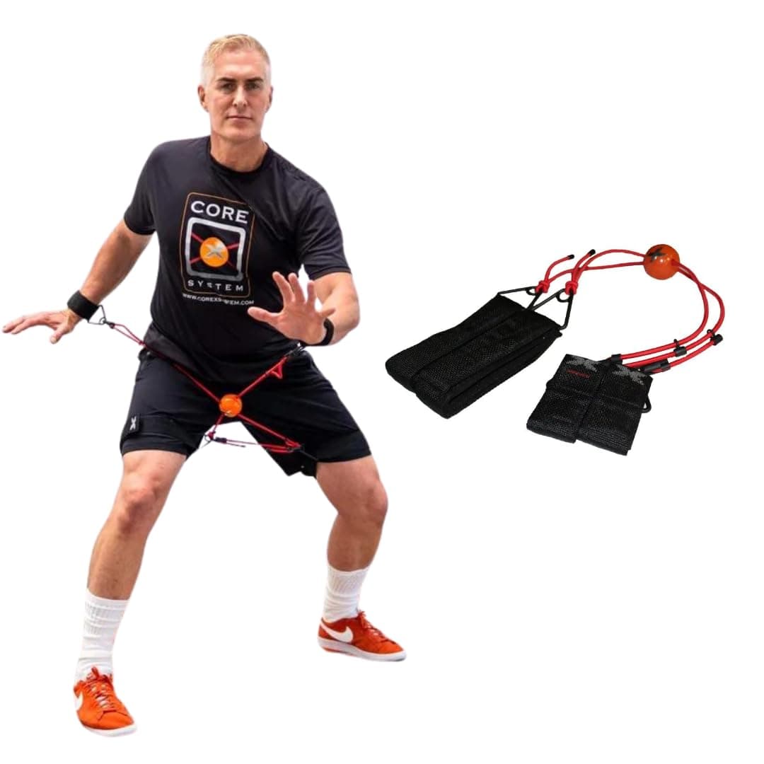 Generic CORE X SYSTEM Trainer System, Full-Body Workout for All Levels & Goals, Lightweight & Portable, Fast, Fun & Effective Workouts, Home Gym Equipment or for Outdoor Workouts, Orange