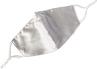 100% Mulberry Silk Face Mask Covering Men & Women Reusable with Ear loops Nose Wire Filter