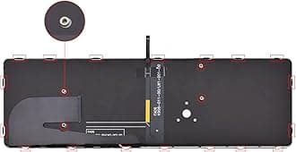 SUNMALL Replacement Keyboard Compatible with HP EliteBook 755 G3,755 G4,850 G3,850 G4,Zbook 15U G3 with Backit and No Trackpoint