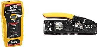 Klein Tools Network Cable Tester and Crimper Bundle