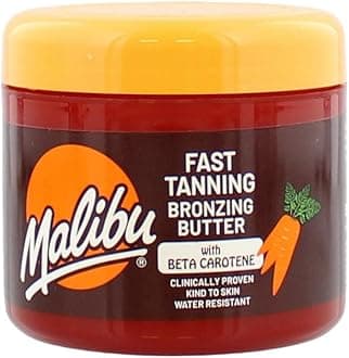 Sun Bronzing Fast Tanning Body Butter with Beta Carotene, Tropical Coconut Fragrance, 300ml