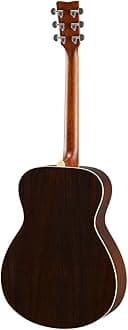 Yamaha FS830 Small Body Solid Top Acoustic Guitar, Dusk Sun Red