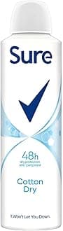 Sure Women Cotton Dry Anti-Perspirant Deodorant Aerosol, 150 ml