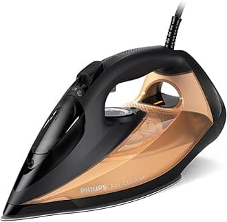 Domestic Appliances DST7040/80 Steam Iron, Plastic, Black/Gold, 2800W