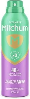 Women Triple Odor Defense 48HR Protection Aerosol Deodorant & Anti-Perspirant, Shower Fresh, 200 ml