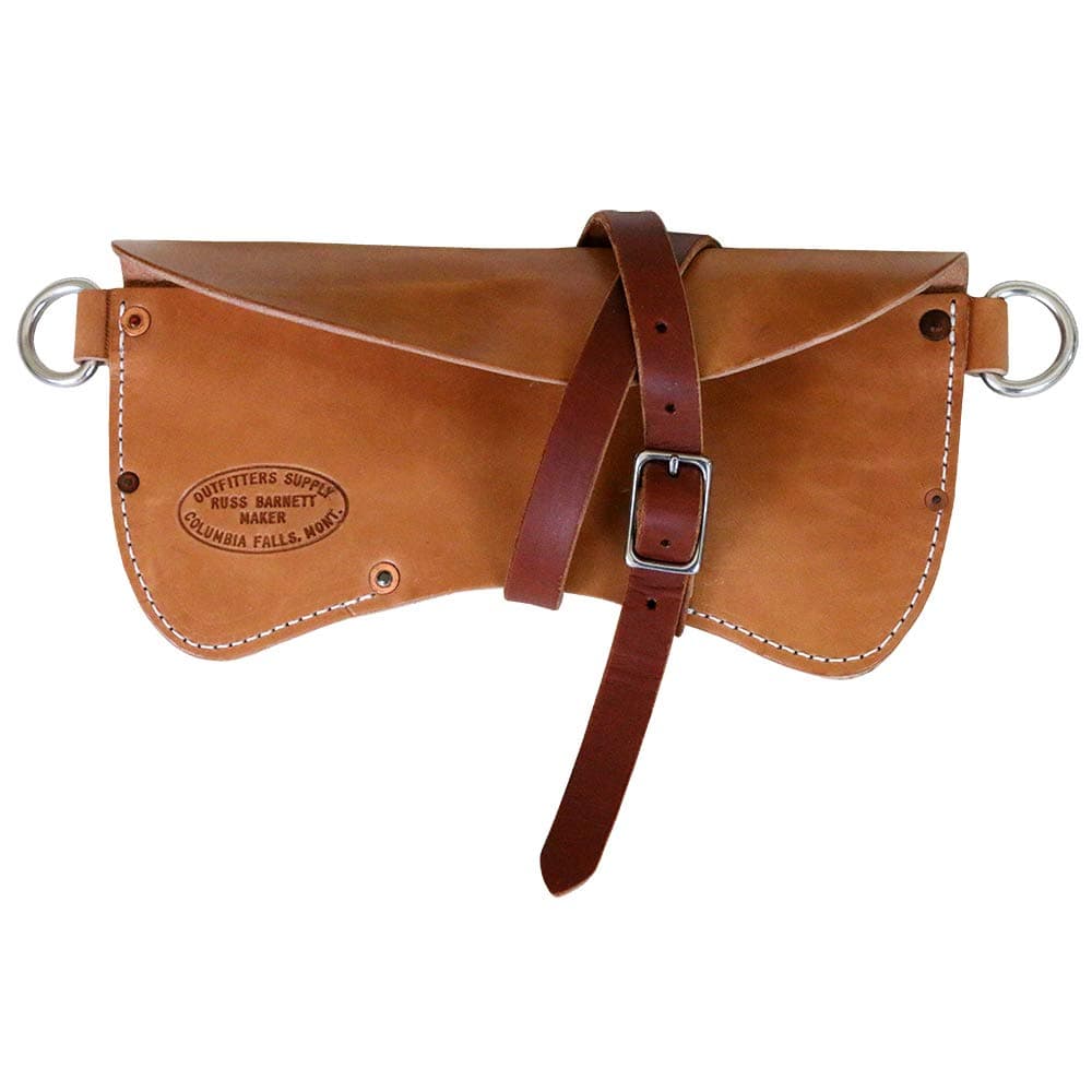 Axe Sheath, for A Larger-Sized Double Bit Axe, Hand Crafted in Montana USA, Offers Traditional Styling with Beautiful Heavy Leather and Quality Hardware