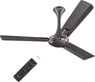 Sponsored Ad - V-Guard Exado Pro ES BLDC Ceiling Fan | Remote Control | Anti Dust Coating | BEE 5 Star Rating | 400 RPM | 100% Copper Motor |1.2 Meter (Choco Brown Matte)