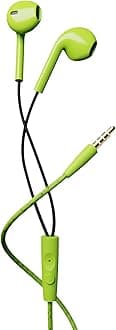 boAt Bassheads 105 Wired in Ear Earphones with Mic (Green, Spirit Lime)