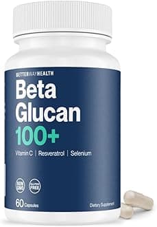 Advanced Immune Readiness – 1,3/1,6 Beta Glucan with Vitamin C, Selenium & Resveratrol – Immune Support Supplement for NK Cells & Phagocytosis – 60 Capsules