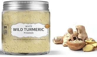 looms & weaves - White Wild Turmeric Powder - 100 gm (50 gm x 2) (Rarely Available and Nature's Best Remedy for Skin Care)