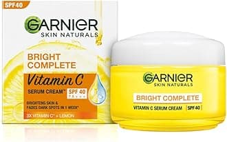 Garnier Bright Complete VITAMIN C SPF40/PA+++ Serum Cream, 45 grams