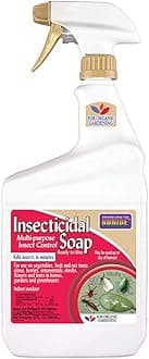 Insecticidal Soap, 32 oz Ready-to-Use Spray Multi-Purpose Insect Control for Organic Gardening Indoor and Outdoor