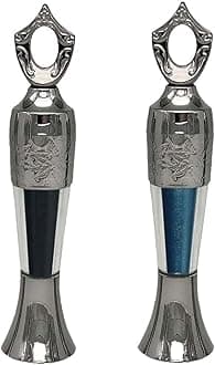 𝒌𝒐𝒉𝒍 Powder Eyeliner,100% Natural Egyptian 𝒌𝒐𝒉𝒍 Eyeliner–iInspired by Ancient Egyptian Beauty, Handmade Waterproof Long-Lasting Natural Traditional (Blue+Silver black)7-14 days delivery