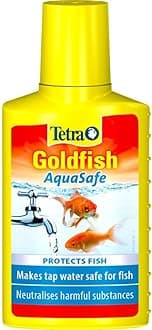 Tetra Goldfish AquaSafe to Turn Tap Water into Safe and Healthy Water for Goldfish, 100 ml