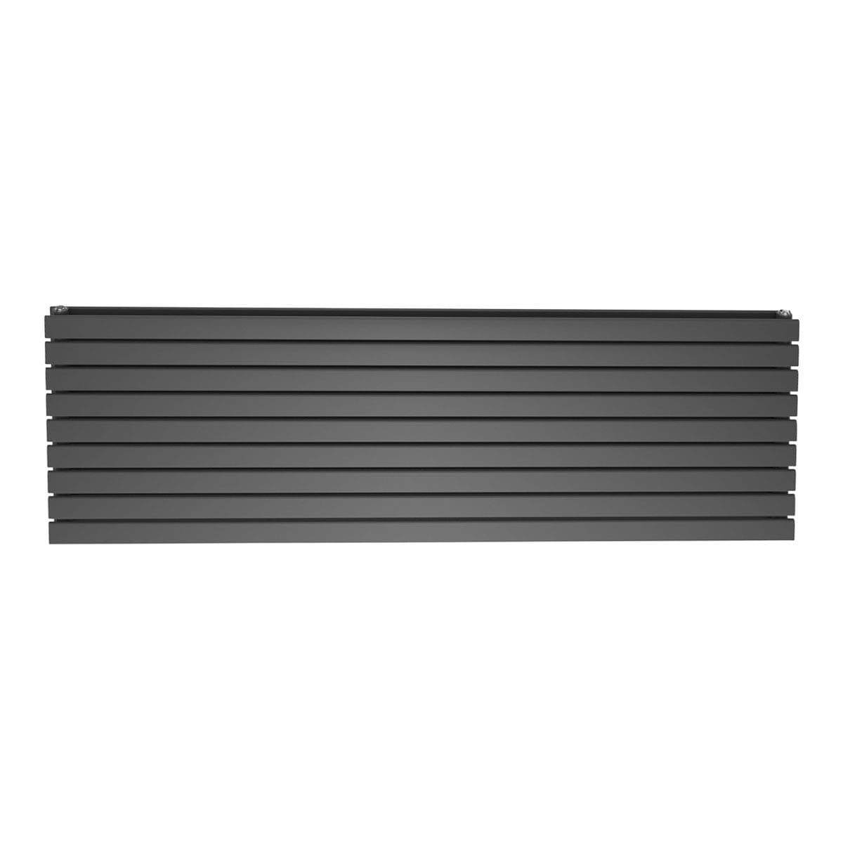 Pinta Horizontal Radiator | Flat Panel Double Column | Central Heating | Living Room Hallway Bathroom Kitchen Radiator | 612 x 1200| Anthracite