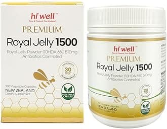 HI WELL PURE & NATURAL NEW ZEALAND Premium Royal Jelly 1500 300VegeCapsules