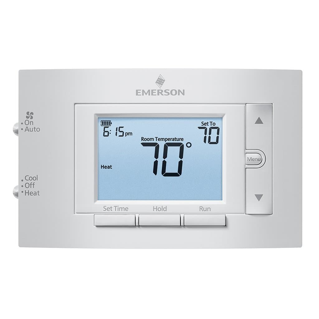 1F83C-11PR Conventional (1H/1C) Programmable Thermostat, White