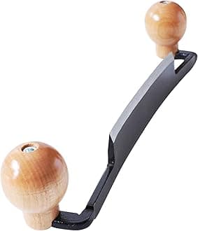 Draw Cutter Debarking Tool - Double Handle Removing Bark Trenchant Wood Scraper | Straight Draw Scraping Woodworking Coopering Drawknife Carving Spoke Shave for Garden and Home