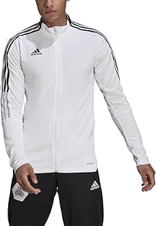 adidasCotton Men Solid Tiro 21 Standard Length Track Jacket