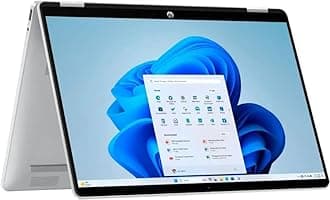 HP OmniBook 5 Flip 2-in-1 Business Laptop, 2025, 14" 1920x1200 Touch, Intel-10 Core 7 150U, 16GB LPDDR5, 1TB SSD, Win11 Home, Backlit KB, Wi-Fi 6E, BT 5.3, 5MP + IR Camera, Glacier Silver