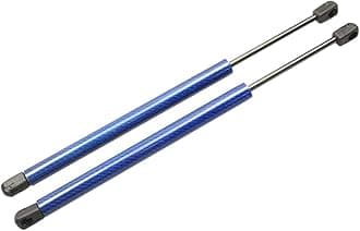 TSUBASA Dampers for Toyota Mark X X130 2009-2019 Sedan Front Hood Bonnet Shock Absorber Engine Lift Supports Gas Struts Spring Prop Rod Arm (2PCS) (Blue Carbon Fiber)