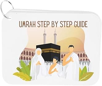 Umrah Dua Card – Step-by-Step Umrah Guide with Essential Duas & Supplications | Pocket-Sized Umrah Flash Cards for Pilgrims | Comprehensive Umrah Prayer Book | Ideal Umrah Gift for Men, Women & Kids