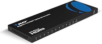OREI 4K 1 in 8 Out HDMI Splitter 4:4:4 8-bit - HDMI 2.0, HDCP 2.2, 18 Gbps, 4K @ 60Hz HDMI Duplicator/Distributor UltaHD High Resolution (1x8)