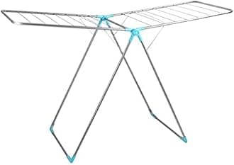 Royalford Wonder Cloth Dryer, Durable Metal Wire, Rf10119 | Strong Steel Wire 82cm Drying Space, Multi-Position Arms, Sturdy, Sleek, And Heavy Storage Non Slip Feet Ideal For Indoors & Outdoors