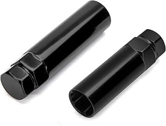 dynofit 6&7 Point Spline Socket Key Set with 21mm(13/16")&22mm (7/8") Hex for M14X1.5 M12X1.5 M14X2.0 M12x1.25 Aftermarket Lug nuts, 6 &7 Spli-ne Socket key,Splined Lug Nuts Key Fit Wrench