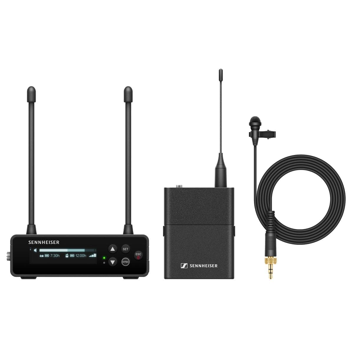 Sennheiser EW-DP ME 2 Evolution Wireless Digital R1-6 Lavalier Mic System, Black 700011