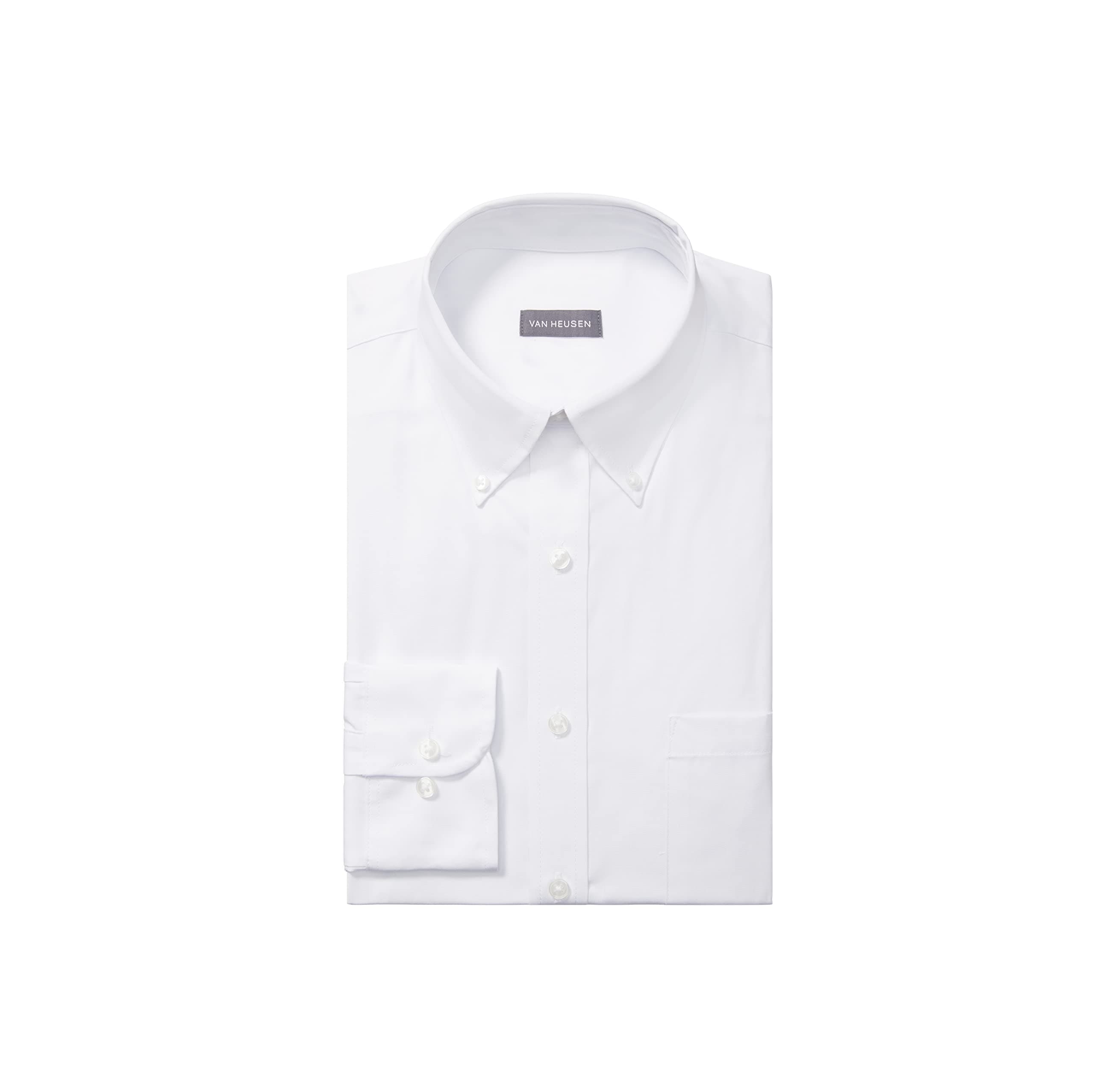 Van Heusen Men's Pinpoint Solid Shirt