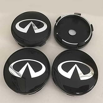 4pcs 60mm Car Hub Centre Caps for Infinity QX50 Q50 Q70 Q70L Q60 QX30 QX60 QX80, Waterproof DustProof Wheel Decoration Cover, Wheel Center Exterior Accessories