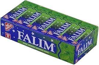 Sugarless Falim Plain Gum - Mint Flavoured (20 Pack (100 Pieces))