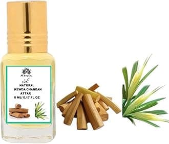 Mayin Kewda Chandan Perfume Attar for Men and Women, 5 ml