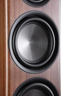 Polk Audio Reserve Series R700 Tower Speaker, 1" Tweeter, Dual 6.5" Woofers & Dual 8" Long-Throw Drivers, Hi-Res Certified, Dolby Atmos & IMAX Enhanced for Dynamic Home Theater Audio, Walnut Brown