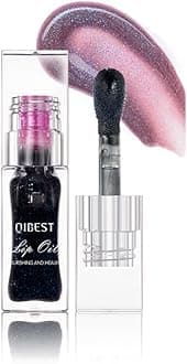 Hydrating Lip Gloss Transparent Lip Care,Magic Color Changing Moisturizing Lip Glow Oil Plumping Glimmer Glow Lipstick, Long Lasting Non-sticky Fresh Texture Lip Oil(Q2394-5#Change Color)