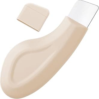 PAGOW Blackhead Remover Tools, Silicone Nose Blackhead Remover, Deep Clean Skin Spatula, Mild and Safe Face Scraper for Men and Women (1 Pcs, Beige)