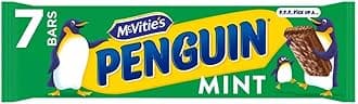 McVitie's Penguin Mint Biscuit Bar 7 x 24.6g, 172g
