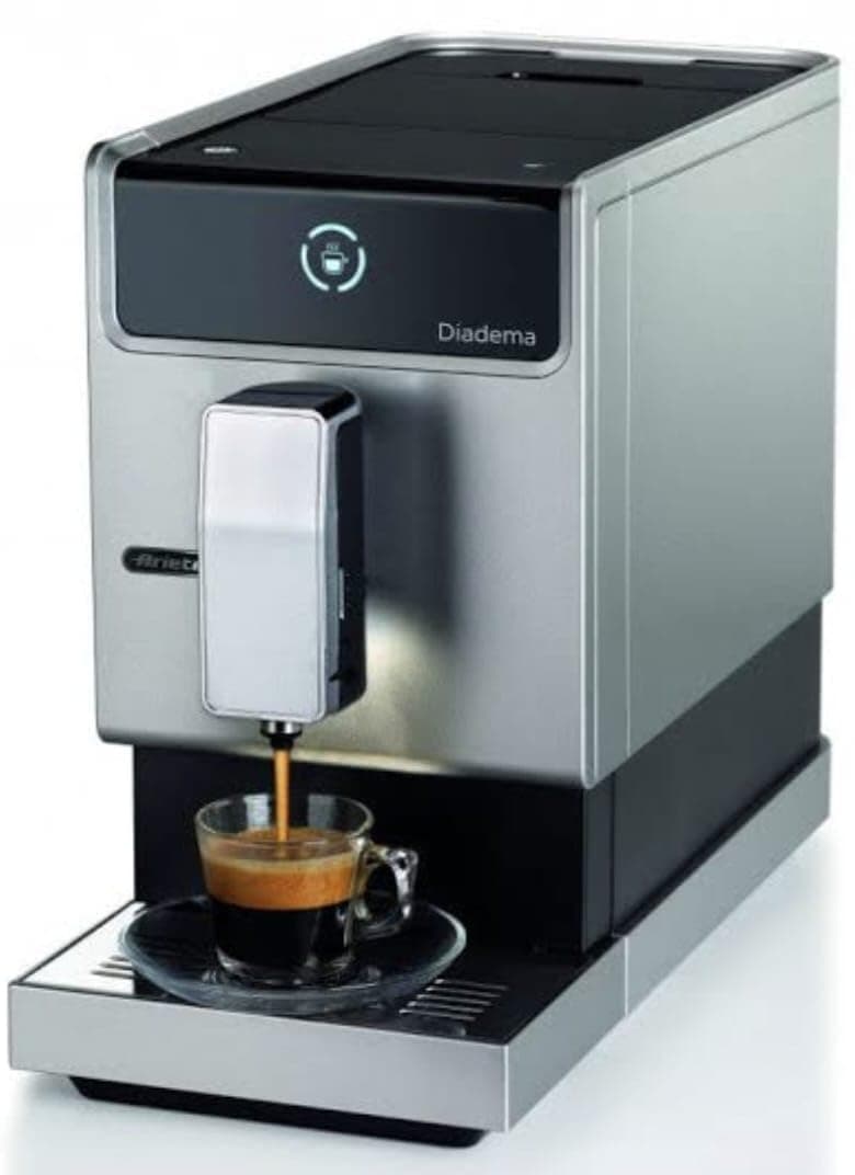 - Fully Automatic Bean To Cup Coffee Machine With Built in Grinder, One Touch Espresso Cappuccino Latte Machiato Maker, Italian design, 19 Bar, Best for Home & Office, ART1451,Metallic